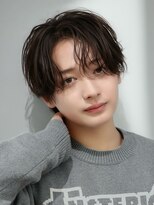 オーシャントーキョー 大阪(OCEAN TOKYO)&nbsp;ワックスなしツーブロックメンズセンターパートニュアンスパーマ