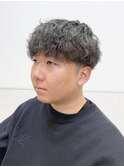 メンズパーマツイスパツーブロビジネススタイルショート