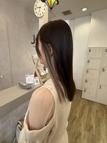 ジュエ ヘアー デザイン(Jue hair design)&nbsp;ピンクブラウン×ピンクベージュ/イヤリングカラー/知立/ 20代
