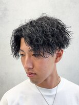 ルースト 南堀江店(ROOST)&nbsp;MEN’S/リバースセンターパート/ニュアンスパーマ/南堀江