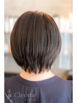 クレオメ バイ スーリール 五反田店(cleome by sourire) ♪黒髪似合わせカットデジタルパーマ小顔ココアベージュ薄め前髪