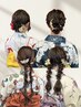 【電話での要予約　お祭りの準備もお任せください】浴衣着付け＋ヘアセット