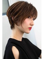 アコロン(acoron)&nbsp;小顔カット＿エッジショート＿くびれセミディ＿大人ショート