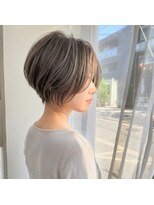 リミ(LIMI)&nbsp;前下がり/レイヤーショートボブ/韓国風/30代40代50代/顔周り