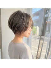 リミ(LIMI)&nbsp;前下がり/レイヤーショートボブ/韓国風/30代40代50代/顔周り