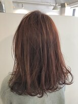 アトリエ シュシュ(atelier chou chou)&nbsp;春ピンク　×　ゆる巻きロブ