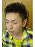 男性専門かTAKA指名で必ず予約☆メンズパーマ+カット　7700円～　土日祝利用