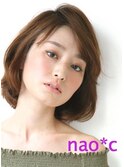 【奈良/富雄nao*c】大人かわいい小顔☆ナチュラルミディアムボブ