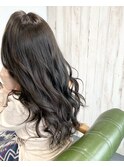 ミントアッシュ*暗髪、ブリーチなし