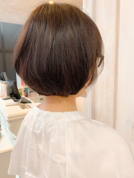 キャアリー(Caary) 福山市美容院　人気caaryツヤツヤふんわりボブ/ショートボブ