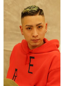 にもう ドラゴンバング サイドパート スキンフェードカット1