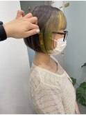 tuuli miyu インナーカラーショートボブ/20代30代40代50代