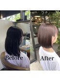 乾かすだけでまとまる美髪ボブ【カミケン方木田店】