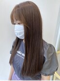 ブリーチなしのナチュラルベージュ