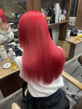 ラフ(LAFF) #バレイヤージュ#グレージュカラー#ボブウルフ#ココアベージュ