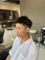 アイズ 海老名(AIZU) スウィングアップバングジェットモヒカンフェードカットショート