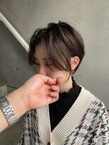 トト 船橋店(toto.)&nbsp;黒髪/グレーベージュ/レイヤーロング/前髪パーマ[西船橋/津田沼]