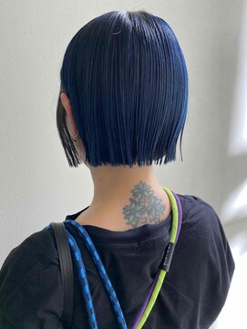 バローチェ(Barouche) 【Barouche/中島綾子】　ブルーヘア　ヘイリーボブ　堀江