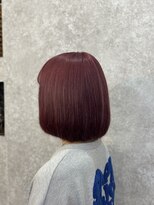 ラビス(Lovis)&nbsp;ハッシュカット/フルバング/似合わせカット/レッドブラウン