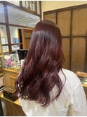 ブリーチ無しダブルカラー/ボルドー