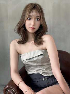 ロンド ラマ 岐阜(Lond bla-ma) 韓国/くびれヘア/ミディアムヘア/絹髪525