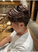 メンズツーブロックパーマ