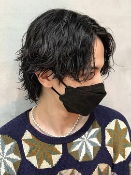 ラヴィズムバイフィフス(LUVISM by fifth) 波巻きパーマメンズパーマメンズヘアツーブロックツイストパーマ