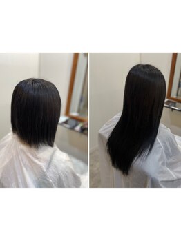 ブリーチ無しでなりたいカラーに挑戦できる大人気シールエクステ！ダメージレスにカラーを楽しめる♪