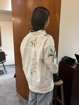 トワ(toi)&nbsp;外はねボブ/グレージュハイライト/横浜/横浜駅