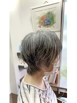 ユーシャイン(YOU SHINE)&nbsp;大人可愛い耳掛けマッシュショート40代50代60代