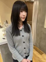 スムーク(smuk)&nbsp;【smuk/岩澤美紅】ロング/フェイスレイヤー/オリーブグレージュ