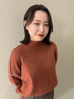 ミリ 奈良店(mm)&nbsp;オリーブ/赤み消しカラー/近鉄奈良/外はねボブ/髪質改善/外はね