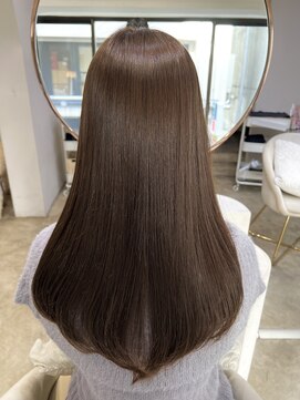 レア 表参道(L'ea) ミディアムヘア暗めカラーグランマッシュデザインカラー