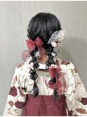 ツイン編み下ろし