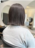 切りっぱなしボブ