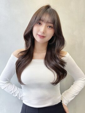 グロー 大宮(GLROW) □ 韓国大宮顔周りレイヤーカットハッシュカットワンホンヘア