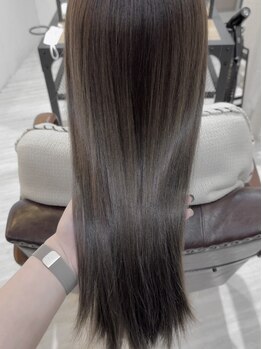 レリーノーブル(Rely Noble)の写真/自然で柔らかな質感のストレート*広がらずまとまるショート&ボブに[西宮北口/髪質改善/白髪ぼかし/学割U24]