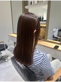 くびれヘア/アプリコットオレンジ/夏のヘアアレンジ/蟹江