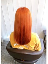リリーヘアーリベート 浅草橋東口店(LiLiy hair LIBERT'E)&nbsp;オレンジ20代30代髪質改善トリートメント浅草橋秋葉原両国