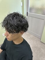 ジウ(ZIU)&nbsp;メンズカット×シャドウパーマ