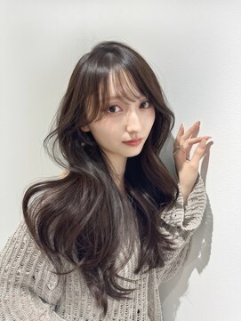 ハピネス 梅田茶屋町店(HAPPINESS) 韓国ヘア/レイヤーカット/顔周り/ブリーチなし/グレージュ