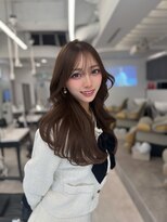 アマトウキョウ 表参道(AMA TOKYO)&nbsp;レイヤーカット 韓国ヘア 顔周りカット高島大登