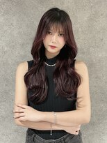 ローリン(Rolling)&nbsp;【Motoki】　20代/ロングレイヤー/ボルドー/天神大名