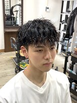 アイヴィー 池袋(IVY)&nbsp;短めマッシュツイスパ＆アップバング[メンズ/メンズサロン/池袋]