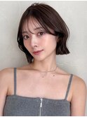 韓国ボブ/切りっぱなしボブ/レイヤーボブ/外ハネボブ/くびれボブ