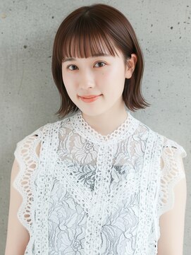 ビビディバビディブー 枚方ビオルネ店(Bibbidi.bobbidi.boo) ほんのり丸みが女性らしいニュアンス小顔ボブ