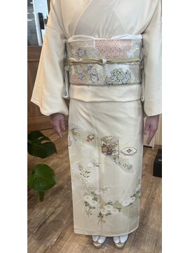 シニヨンアレンジ×留袖着付け