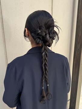 ヴィサージュプラス(VISAGE plus) タイトカチモリ×編みおろしヘア