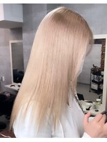 モーション 新宿(motion)&nbsp;ミルクティーベージュ　ケアブリーチ　ケアカラー