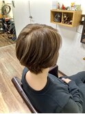 グレージュ白髪ぼかし
